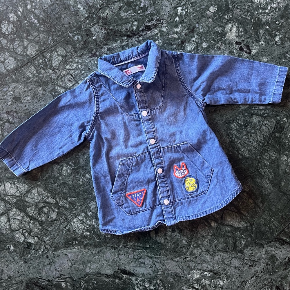 DPAM button down denim shirt